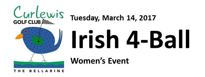 Irish 4-Ball Women's Event - Tuesday, March 14, 2017